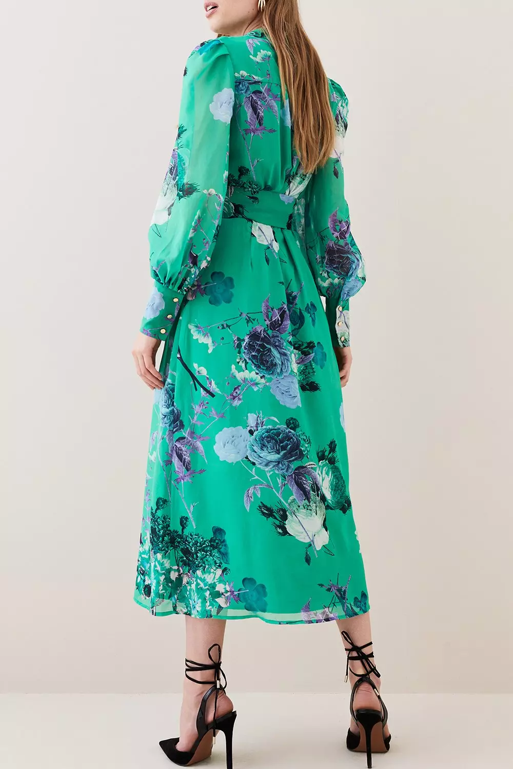 Mixed rose georgette dress hotsell
